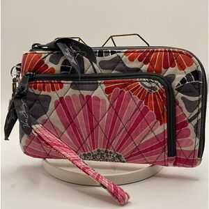 VERA BRADLEY Wristlet - 7” Wide, 4 1/2”